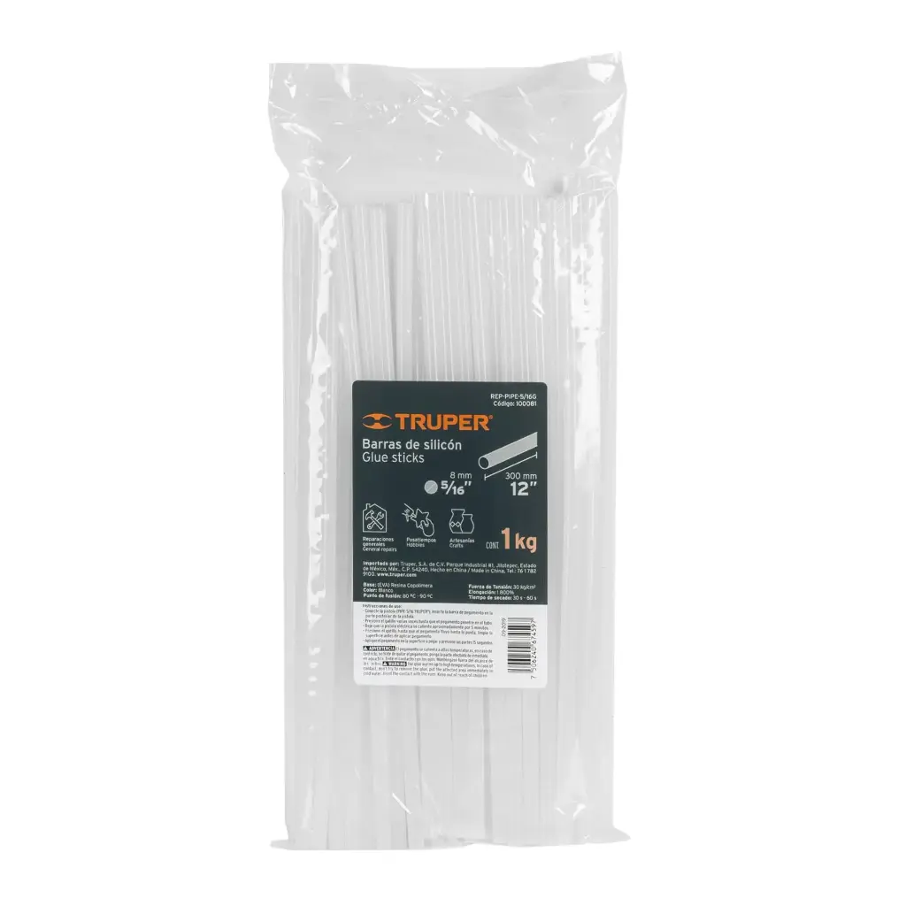 Barras de Silicón para Pistola 5/16 x12¨ Truper 100081 C/57PZ