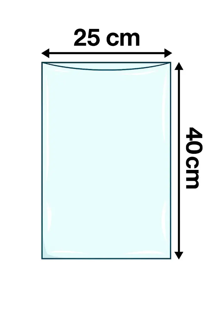 BOLSA DE PLASTICO 10"x16"  Cal.300 X KG