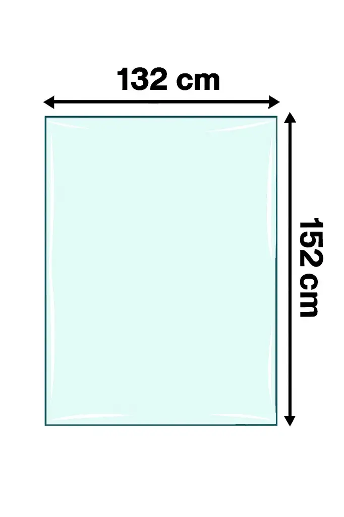Bolsa de Plástico 132 x 152 cm (52” x 60”) Cal. 200 – Rollo con 100 Piezas 