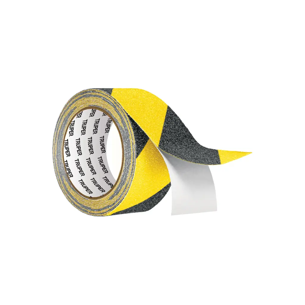 Cinta Antiderrapante Bicolor 2¨ x 5 m – Truper 101448 