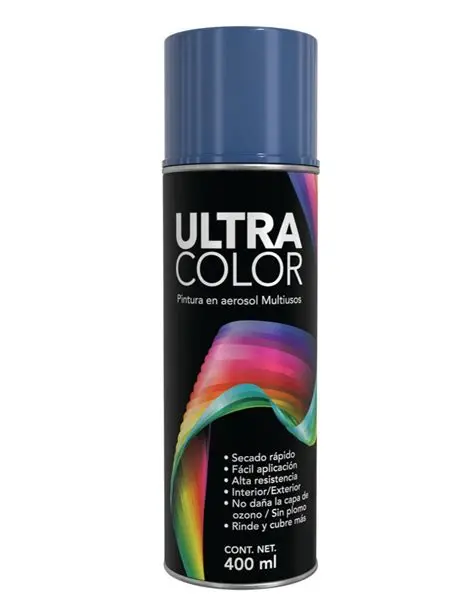 Pintura en Aerosol Azul Marino 400 ml Ultracolor 1438219 