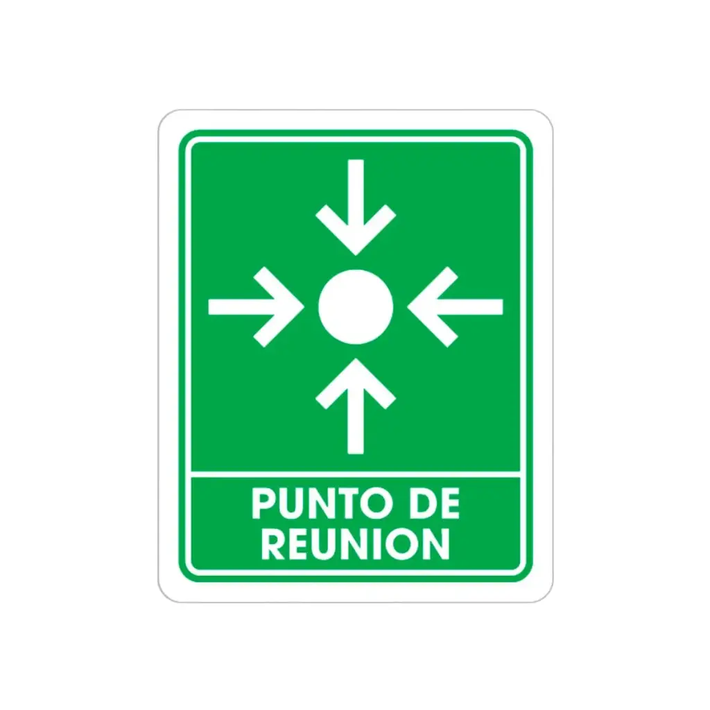 Señalamiento "Punto de Reunión" – 25 x 35 cm