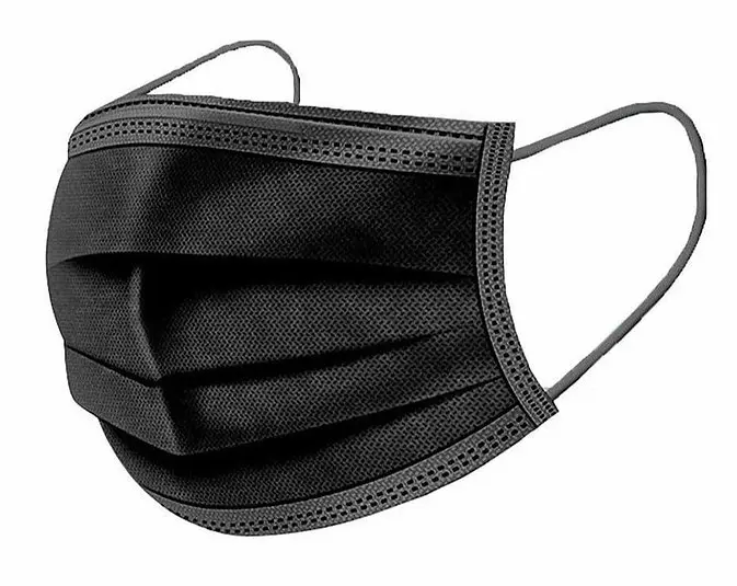 CUBREBOCA TRIPLE CAPA PQT C/50 NEGRO