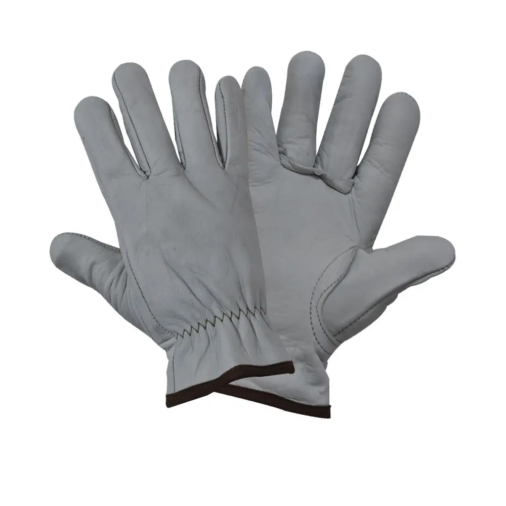 Guante tipo argonero blanco piel suave unitalla SF-L610 