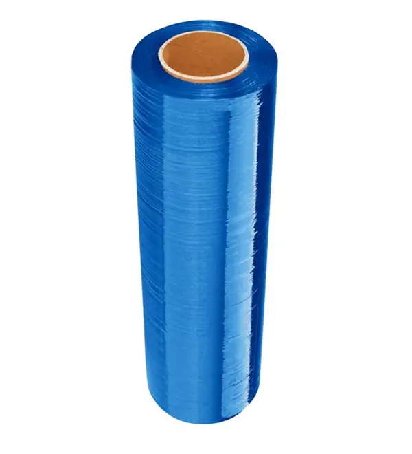 Stretch Film 18” x 1000’ Calibre 120 Color Azul – Uso Manual