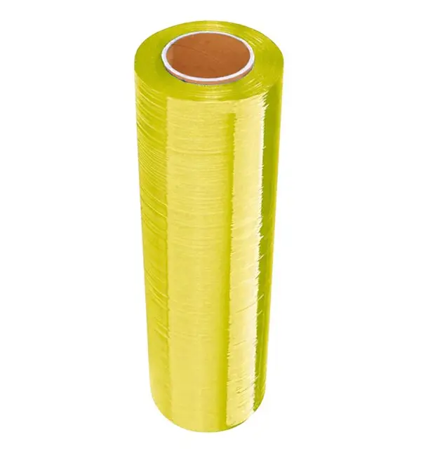 Stretch Film 18” x 1500’ Calibre 80 Color Amarillo – Uso Manual