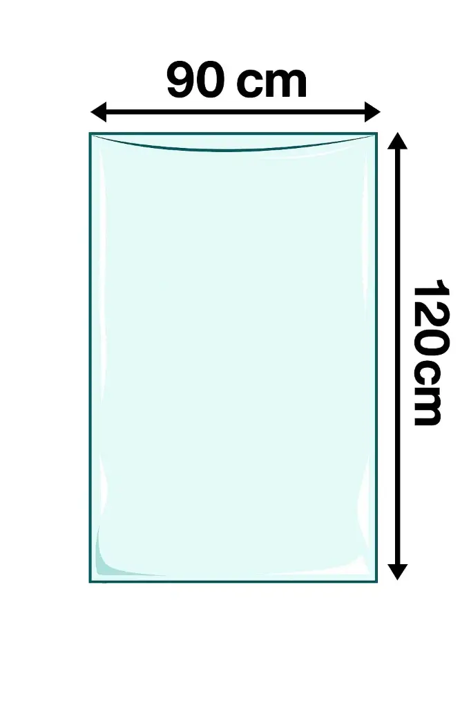 Bolsa de Plástico 90 x 120 cm (36” x 48”) Cal 150 