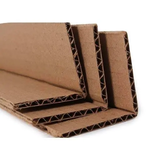 Pad de Cartón Corrugado 4" x 96" – Doble Corrugado con Hendido Central 