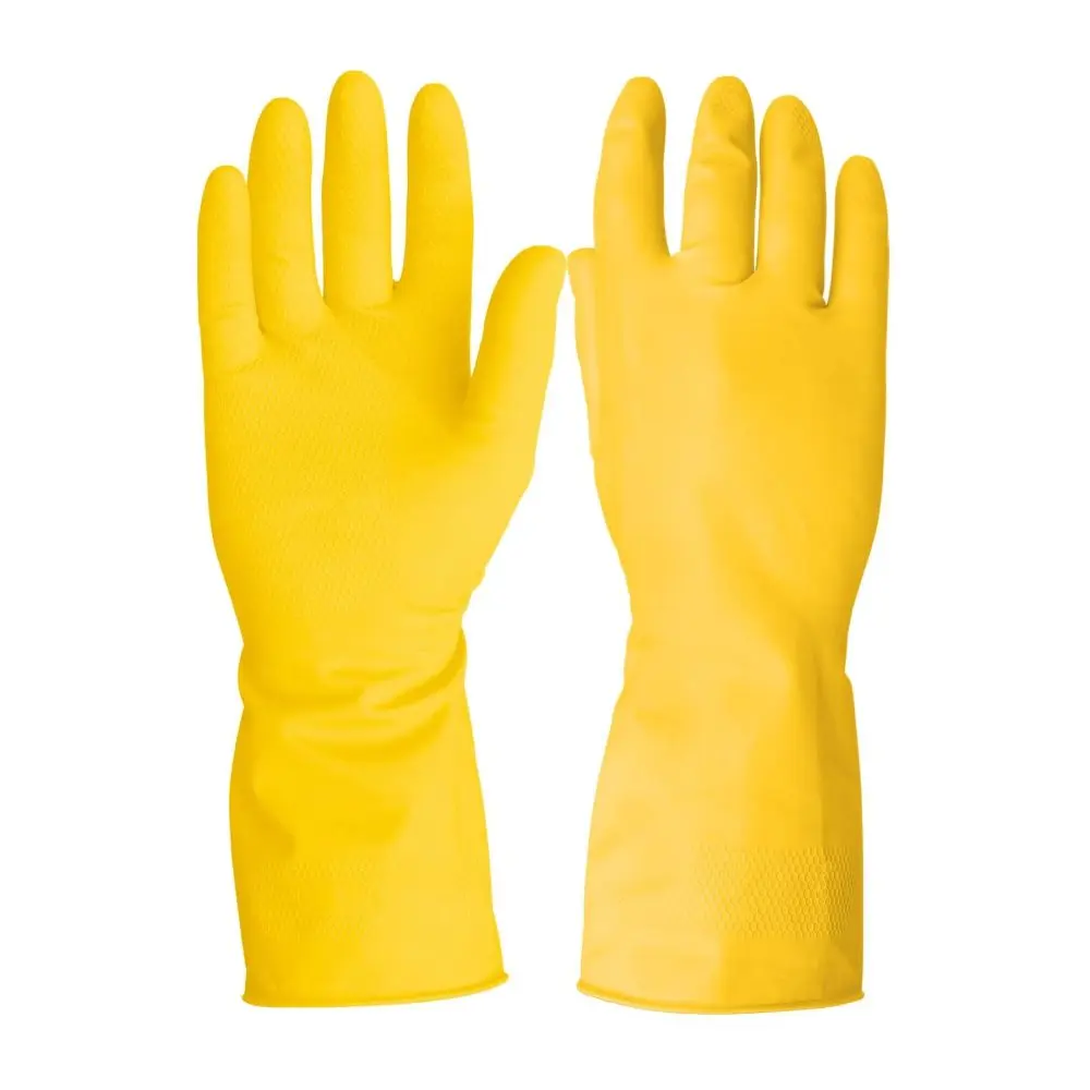 GUANTE DE LATEX DE COCINA AMARILLO