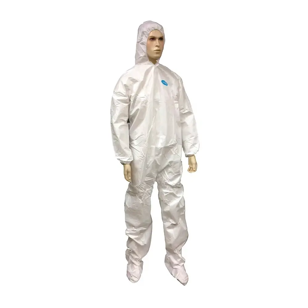 Overol Desechable de Microporo TUFF 00-KG1414 con Gorro y Bota Integrada