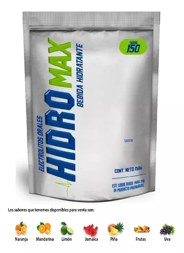 BEBIDA HIDROMAX EN POLVO 150g 