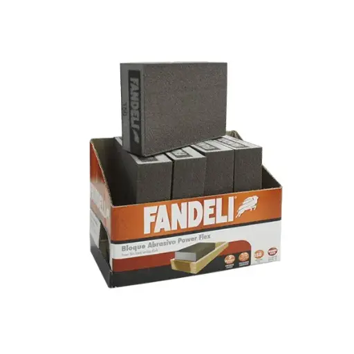 [0077-0003] Block para lijado de esponja 13128 grano 150 3 7/8 x 2 3/4 x 1" Fandeli