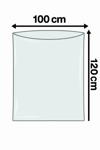 [BN100X120] Bolsa de Plastico Natural 100x120cm Cal. 150 