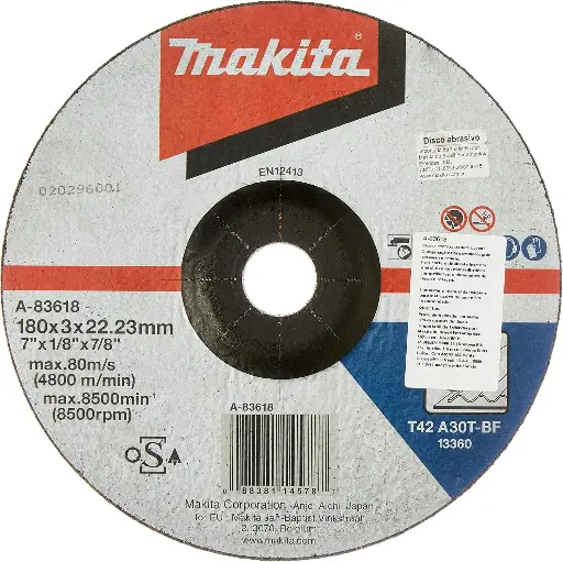 [0279-0158] Disco Corte Metal Makita 83618 Profesional 7" 