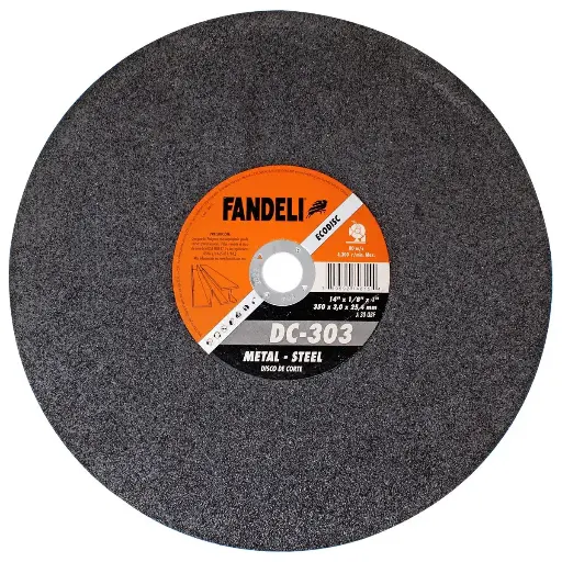 [0279-0188] Disco Corte Metal Fandeli DC-301 Pro 14 x 1" 