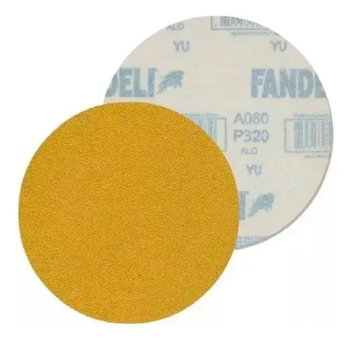 [0292-0040] Disco de Lija Fandeli A080 #320P PSA Liso 5"​ 