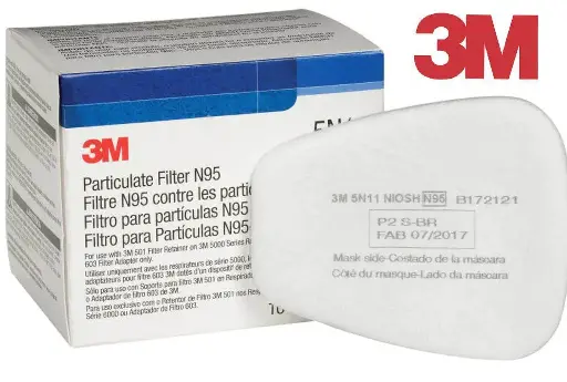 [3M5N11] Prefiltro para Partículas 3M 5N11 N95 Caja 10 pcs