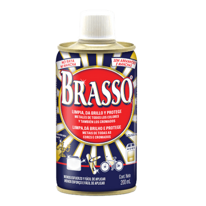 [0485-0003] Limpiador de Metales Brasso 200 ml – Pulidor para Cobre, Latón, Acero y Aluminio 