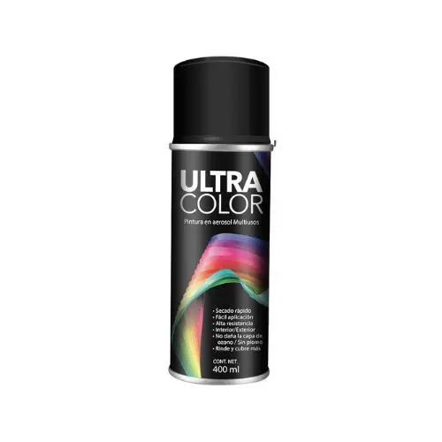 [0632-0152] Pintura en Aerosol Negro metalico 400 ml Ultracolor 1438217