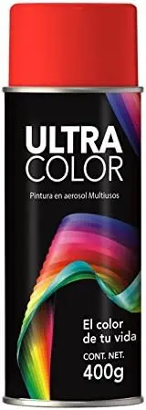 [0632-0156] Pintura en Aerosol Rojo fuego 400 ml Ultracolor 1438218