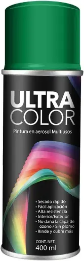 [0632-0160] Pintura en Aerosol Verde Botella 400 ml Ultracolor 1438201