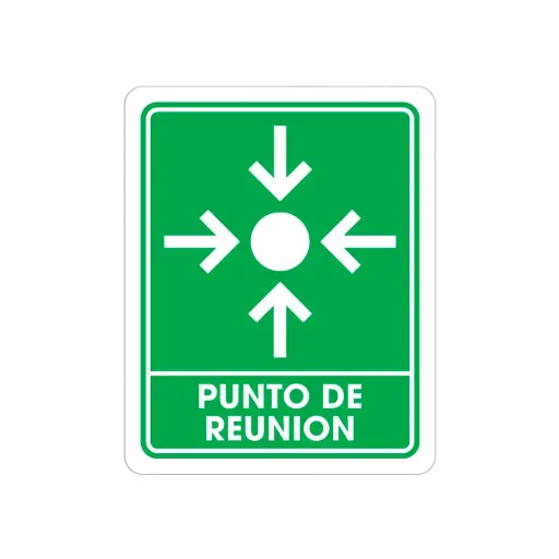 [TS0030] Señalamiento "Punto de Reunión" – 25 x 35 cm