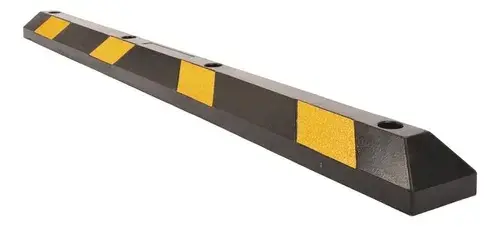 [26101] Tope de Estacionamiento de Hule 183 cm – Negro con Amarillo Mod. 26101 