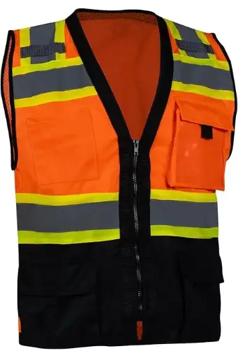 CHALECO DE SEGURIDAD PARTE BAJA NEGRA | COLOR: NARANJA UP 98-2000-O