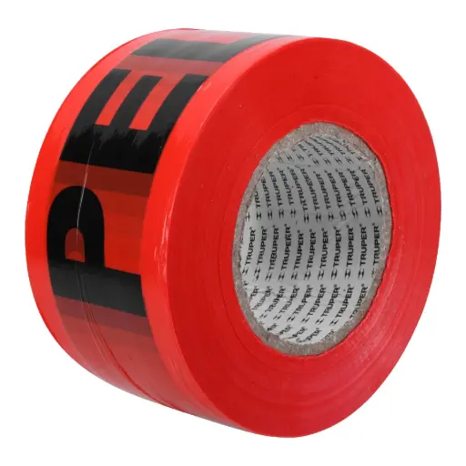 [PS1715] CINTA DELIMITADORA ''PELIGRO'' ROJA 3'' X 300m