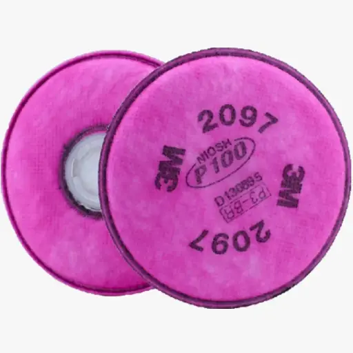 [3M2097] Filtro 3M 2097 P100 para Partículas y Vapores Orgánicos – Par