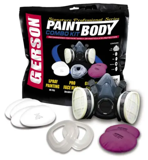 [GER9251] Kit de Respirador Media Cara Completo Gerson 9251 Talla Mediana