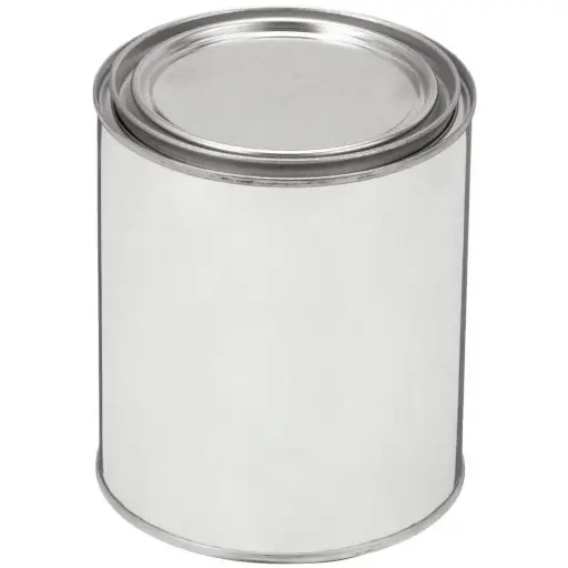 [USCON-QT] Lata Metálica de 1/4 Galón con Tapa de Presión – Para Pinturas, Adhesivos y Solventes 