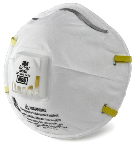 [3M8210V] Respirador 3M 8210V N95 con Válvula Cool Flow