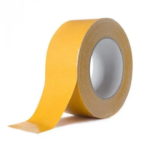 [ZO0001] Cinta Doble Cara de Papel Liner Amarillo 2" x 55M