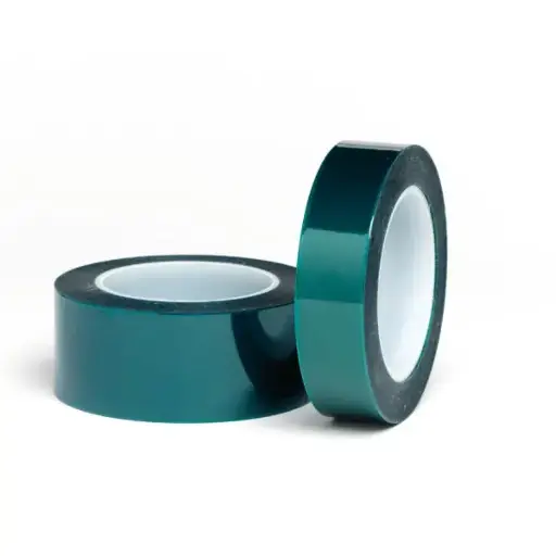 [ZO009] Cinta de Poliéster Verde Alta Temperatura 1" x 66 m 