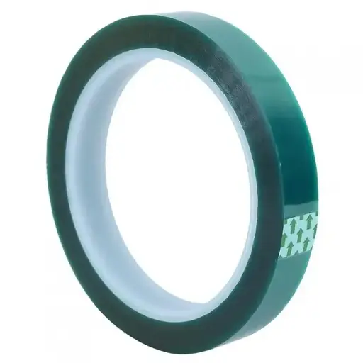 [ZO0005] Cinta de Poliéster Verde Alta Temperatura 1/2" x 66 m 