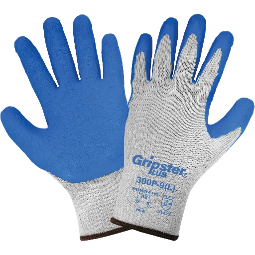 Guante Poliester Recubierto Latex Azul Gripster 300