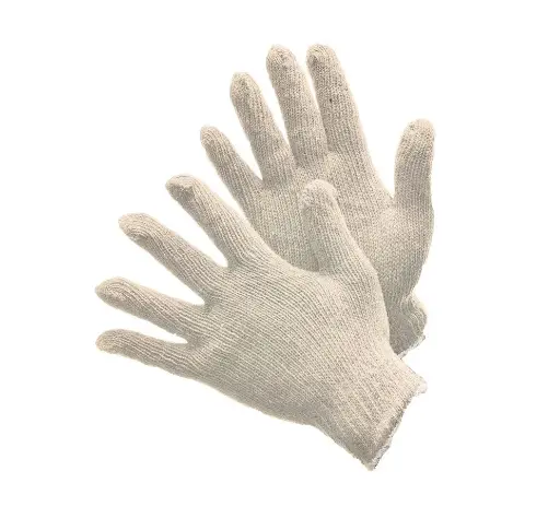 Guante Algodon Tejido/Poliéster Blanco 500g  