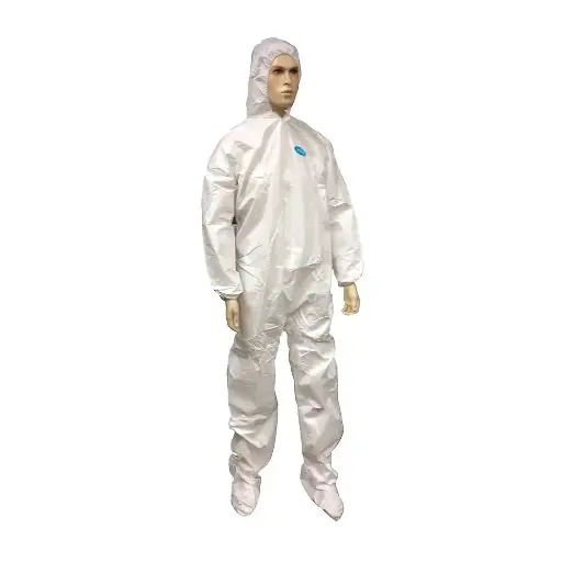 Overol Desechable de Microporo TUFF 00-KG1414 con Gorro y Bota Integrada