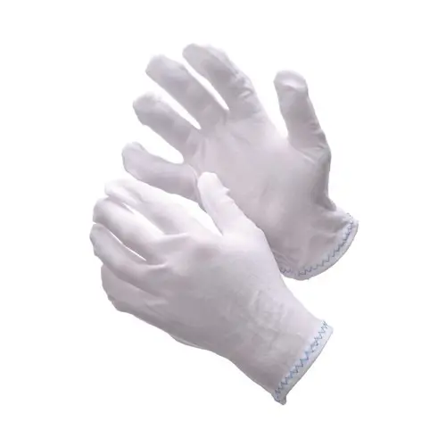 Guante de Nylon Blanco Reversible 66-6413 Por Docena