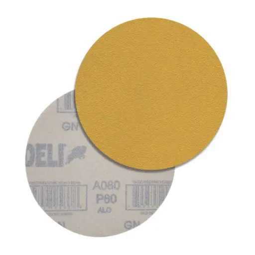 [04540] Disco de Lija FANDELI 04540 A080 #220P PSA Liso 6” – Acabado Ultrafino
