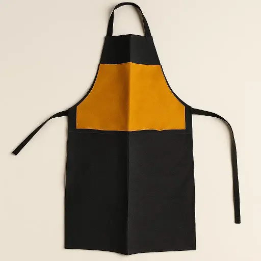 [MMC2836] Mandil de Mezclilla 28" x 36" con Refuerzo de Carnaza 