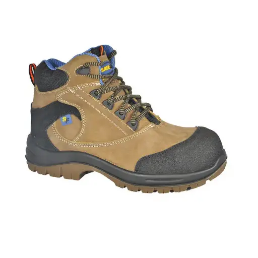 Bota de Seguridad Industrial Corte Borceguí con Casco Polimérico SF-B2010